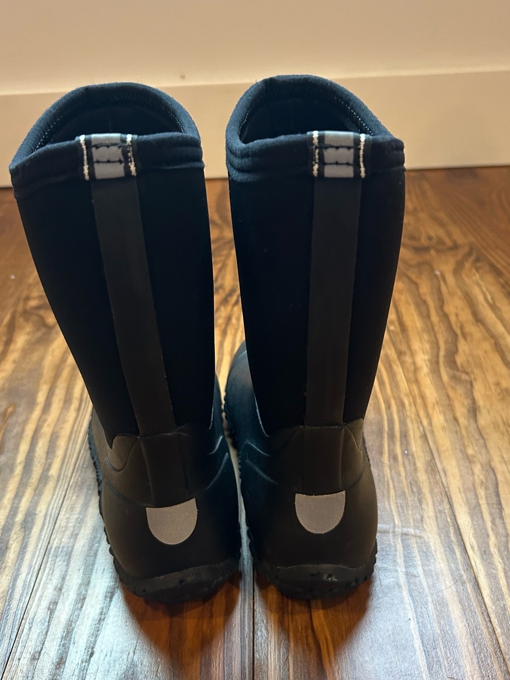 Kids Black Rain & Snow Boots - Durable Waterproof Winter Boots - Picture 2 of 4